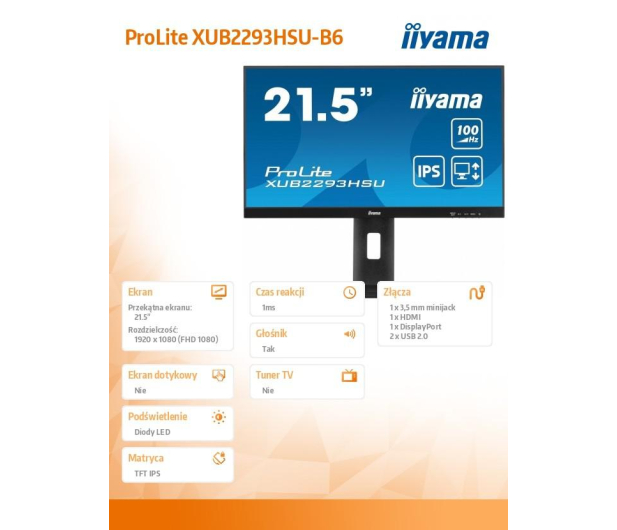 iiyama ProLite XUB2293HSU-B6 - 1217911 - zdjęcie 15